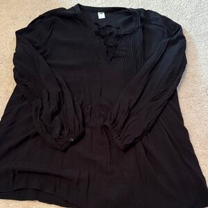 Old Navy Black Women's Tunic Top